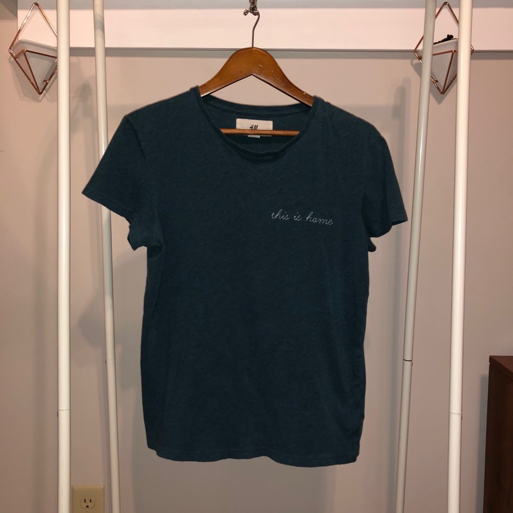 H&M Embroidered Tee